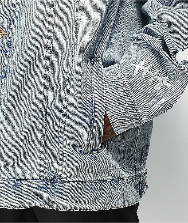 Salem7 Vandal Light Blue Denim Jacket