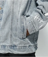 Salem7 Vandal Light Blue Denim Jacket