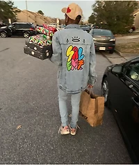 Salem7 Vandal Light Blue Denim Jacket