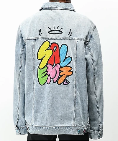 Salem7 Vandal Light Blue Denim Jacket
