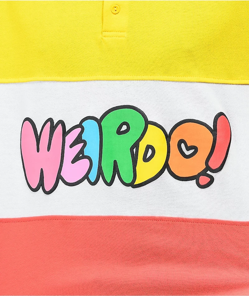 Salem7 Weirdo Colorblock Rugby Shirt
