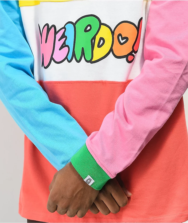 Salem7 Weirdo Colorblock Rugby Shirt