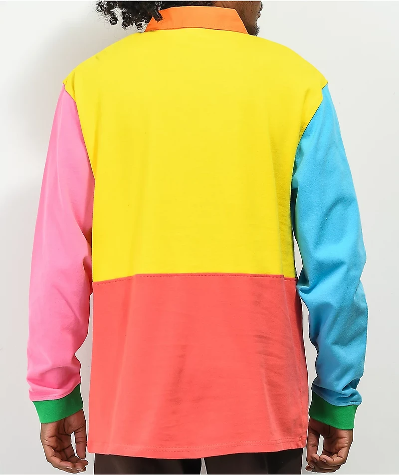 Salem7 Weirdo Colorblock Rugby Shirt