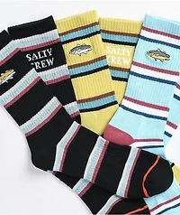 Salty Crew Beach Break 3 Pack Crew Socks