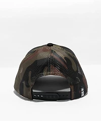 Salty Crew Big Mouth Black & Camo Trucker Hat