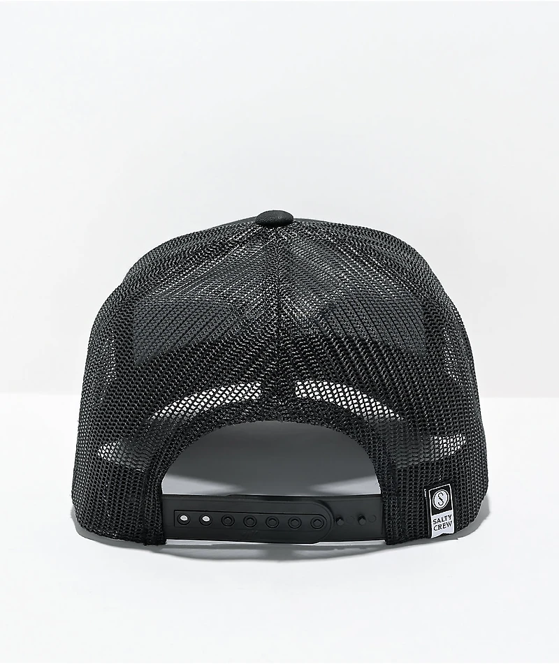 Salty Crew Broadbill Black Trucker Hat