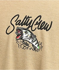 Salty Crew Castoff Khaki T-Shirt