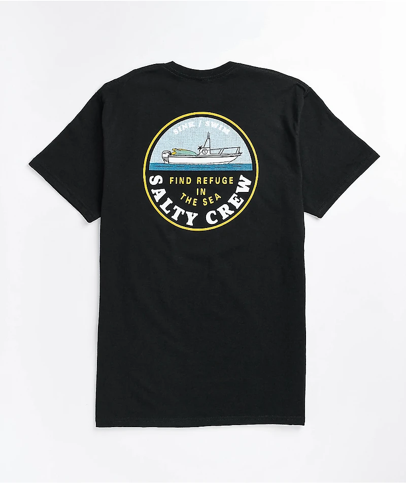 Salty Crew Dawn Patrol Black T-Shirt