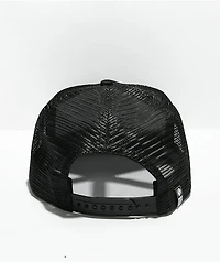 Salty Crew Dos Palms Black Trucker Hat