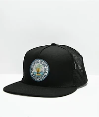 Salty Crew Dos Palms Black Trucker Hat