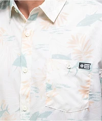 Salty Crew Feeding Frenzy Short Sleeve Button Up Shirt