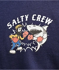 Salty Crew Fish Fight Navy T-Shirt