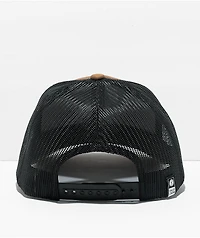 Salty Crew Fishery Retro Brown Trucker Hat