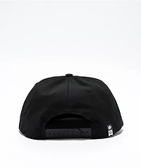 Salty Crew Grind Em Black Snapback Hat