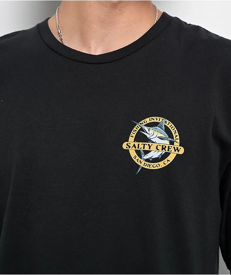 Salty Crew Interclub Black T-Shirt