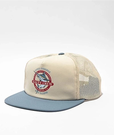 Salty Crew Interclub Natural Trucker Hat
