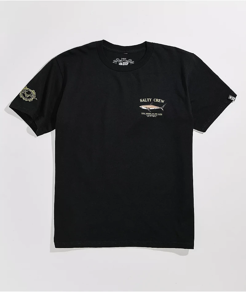 Salty Crew Kids' Bruce Black T-Shirt