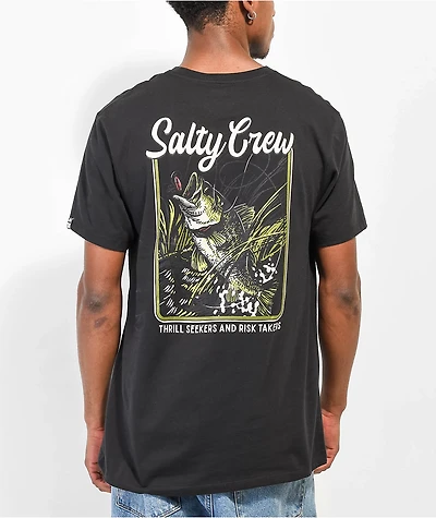 Salty Crew Largemouth Black T-Shirt