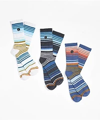 Salty Crew Mainland 3 pack Crew Socks