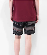 Salty Crew Mainland Black Sweat Shorts