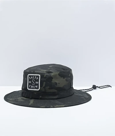 Salty Crew S-Hook Boonie Black Camo Bucket Hat