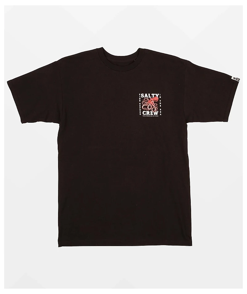 Salty Crew Squiddy Black T-Shirt