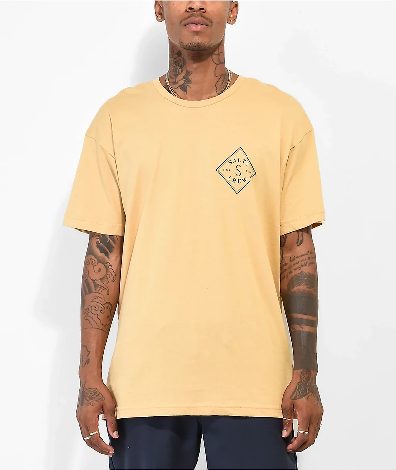 Salty Crew Tippet Camel T-Shirt
