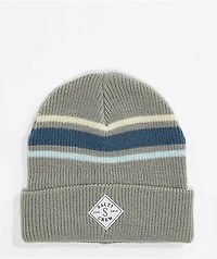 Salty Crew Tippet Heather Stone Stripe Beanie