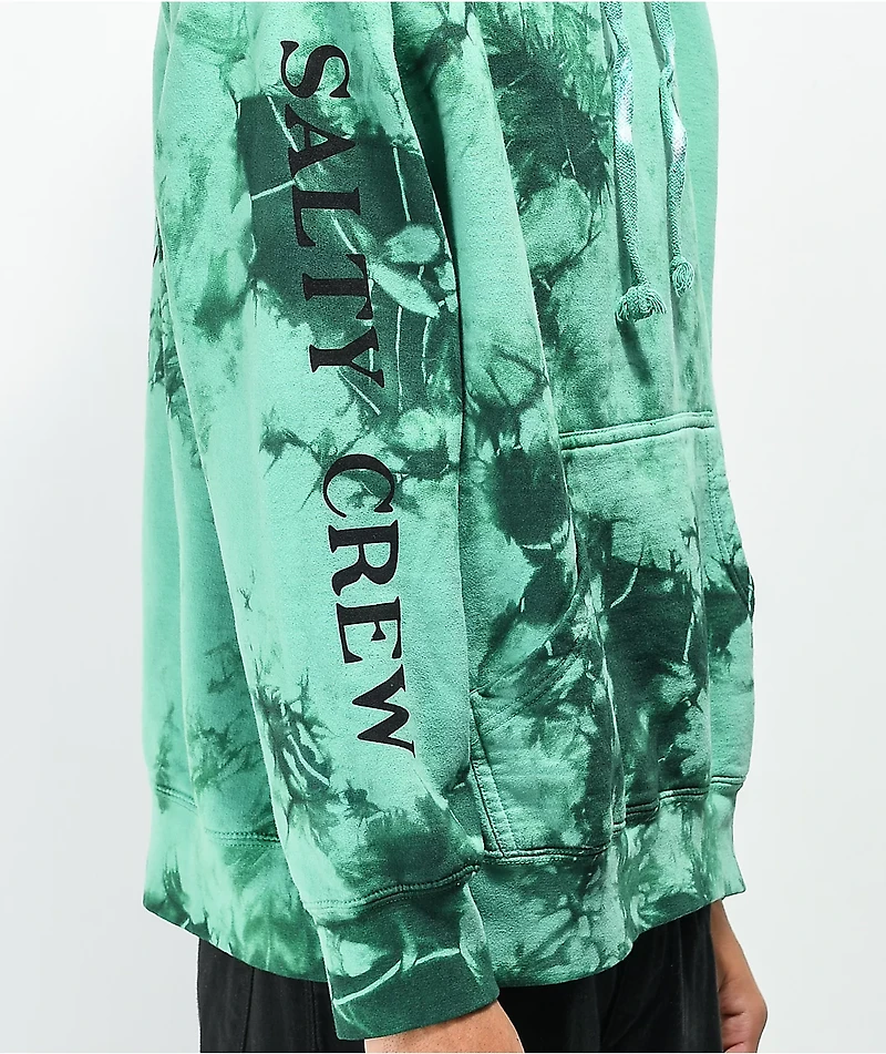 Salty Crew Tippet Sea Blue Tie Dye Hoodie