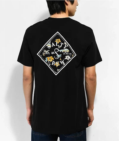 Salty Crew Tippet Shores Black T-Shirt