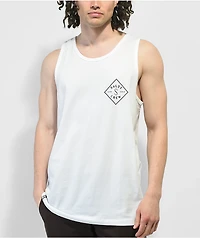 Salty Crew Tippet White Tank Top