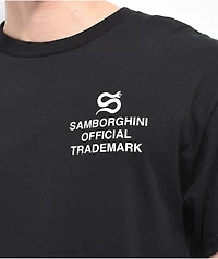 Samborghini 8 Ball Cherry Black T-Shirt