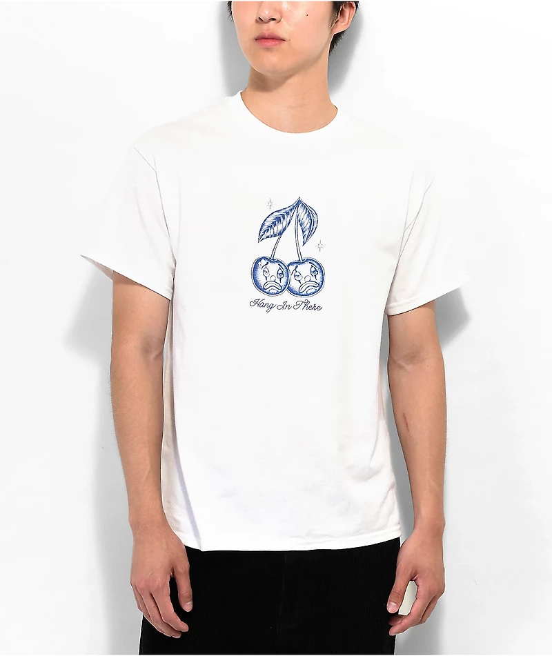 Samborghini Cherry Clown White T-Shirt