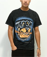 Samborghini Good Boy Black Wash T-Shirt