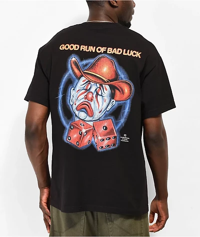 Samborghini Good Run Of Bad Luck Black T-Shirt