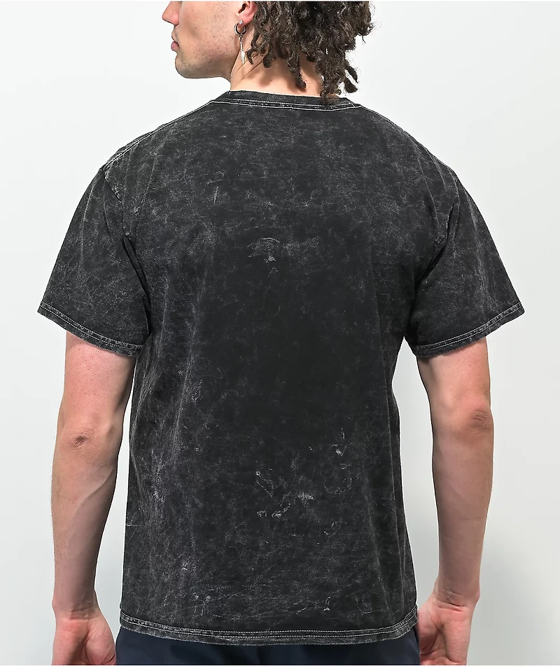 Samborghini I Don't Do Mornings Black Wash T-Shirt