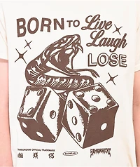 Samborghini Live Laugh Lose Tan T-Shirt