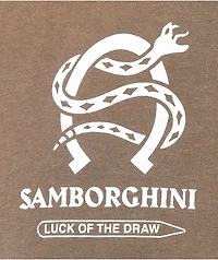 Samborghini Logo Brown T-Shirt