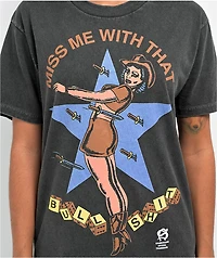 Samborghini Miss Me Black Wash T-Shirt