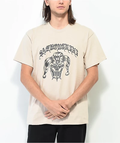 Samborghini Old English Jester Natural T-Shirt