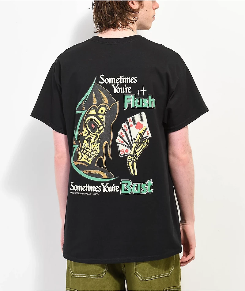 Samborghini Reaper Cards Black T-Shirt