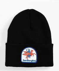 Samborghini Reaper Horse Black Beanie