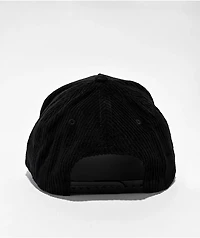 Samborghini Reaper Horse Black Corduroy Snapback Hat