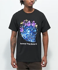 Samborghini Recharge Your Energy Black T-Shirt