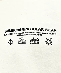 Samborghini Skull Sun Natural T-Shirt