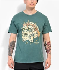 Samborghini Thorn Skull Green T-Shirt