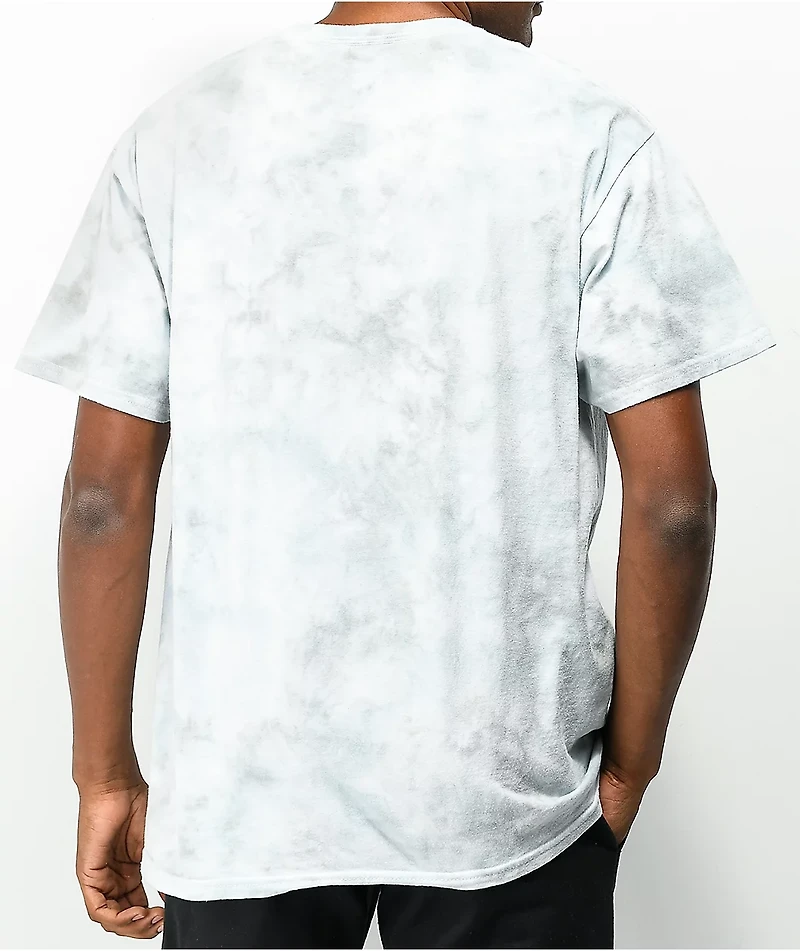 Samborghini Thunder Rolls Grey Tie Dye T-Shirt