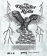Samborghini Thunder Rolls Grey Tie Dye T-Shirt
