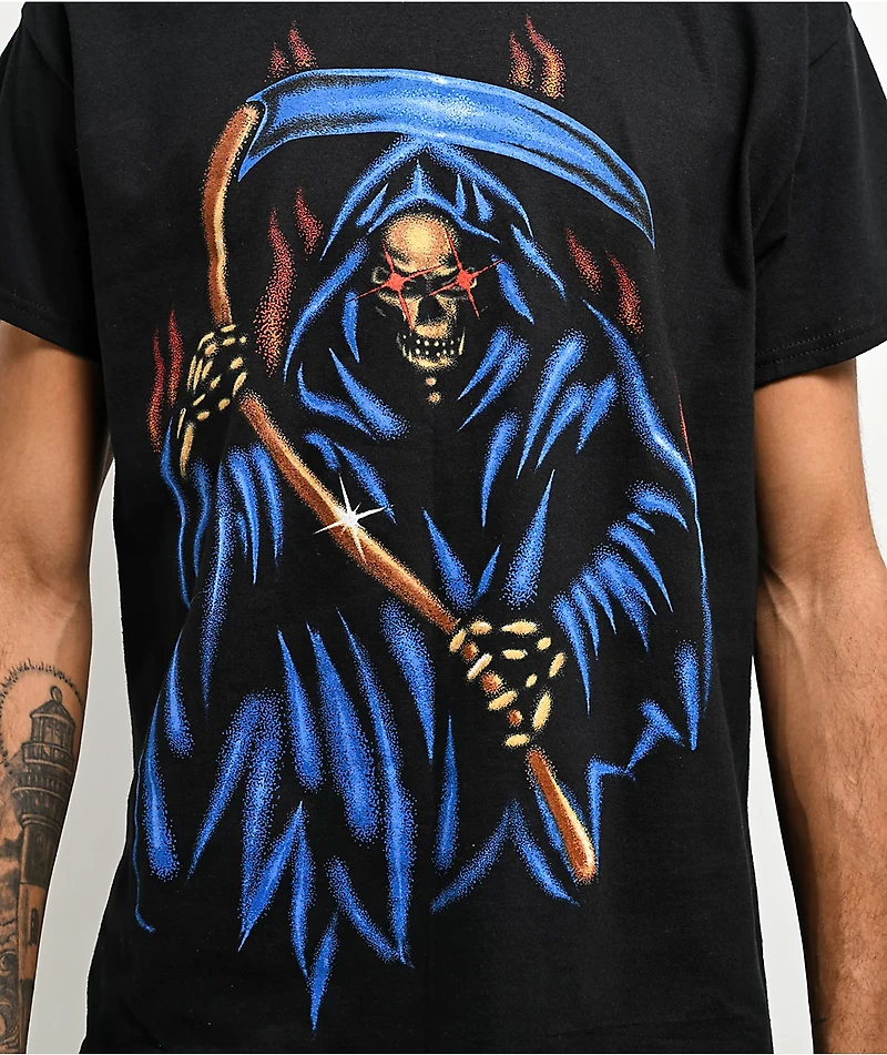 Samborghini Velvet Reaper Black T-Shirt