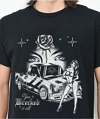Samborghini You Wrecked It All Black T-Shirt